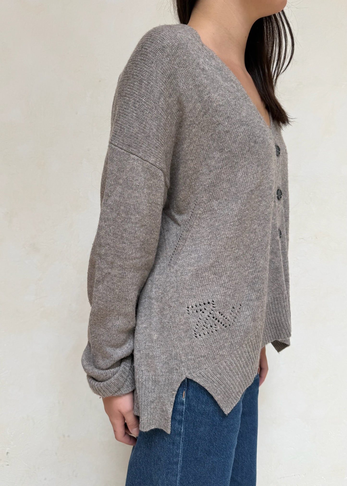CARDIGAN GRIS