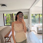 BLUSA DE KNIT CON ENCAJE