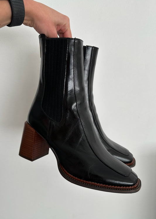 MID ANKLE BOOTS NEGRAS