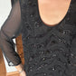 TOP VINTAGE DE CUENTAS NEGRAS