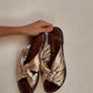 SANDALIAS DORADAS