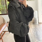 CHAMARRA GRIS DE TIPO DENIM
