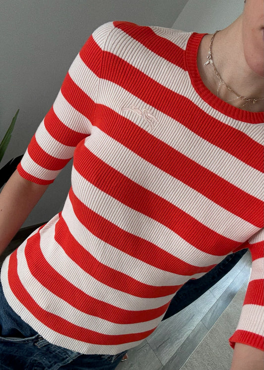 SUETER STRIPED MANGA 3/4