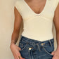 BODYSUIT RIBBED BLANCO