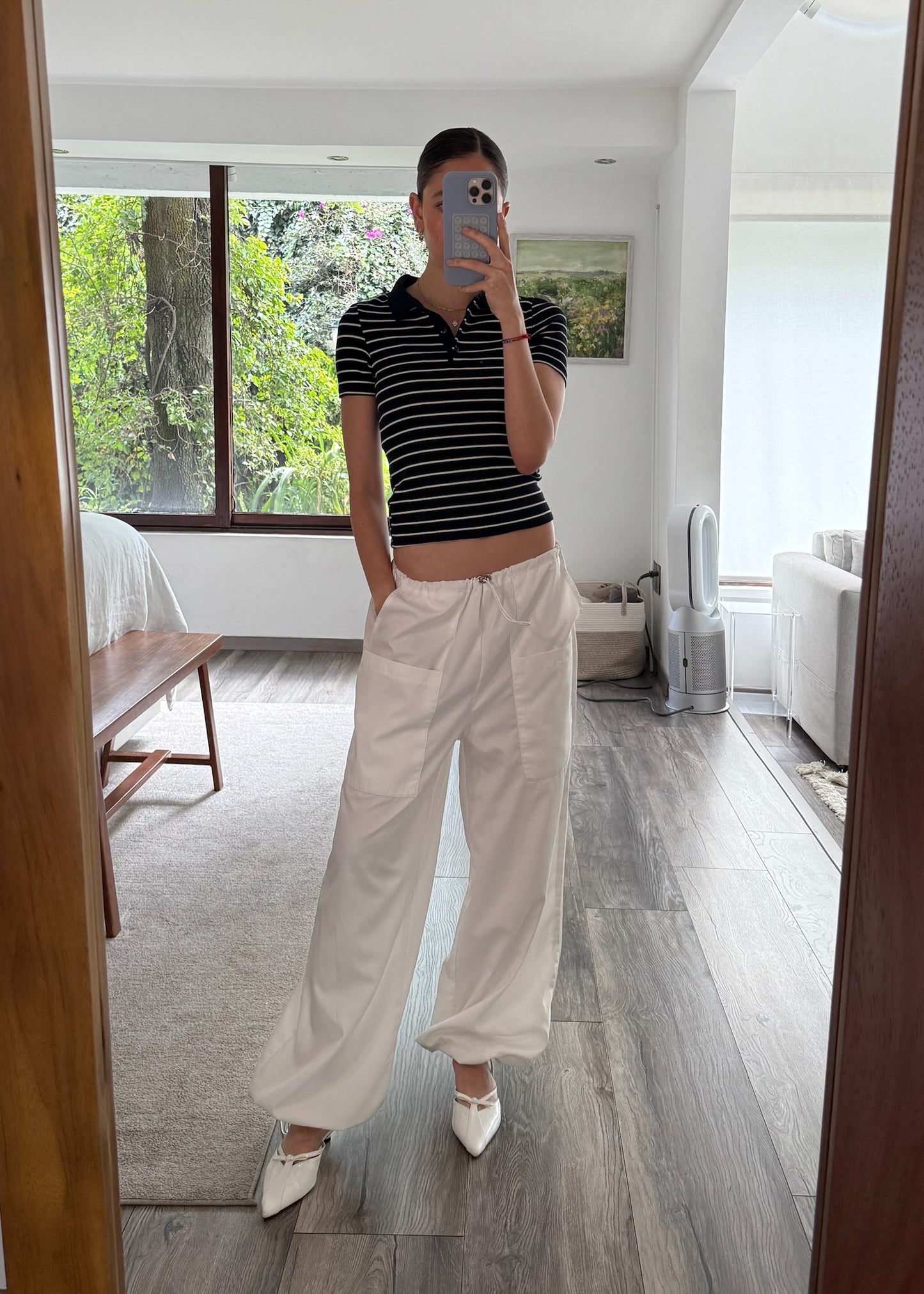 PARACHUTE PANTS BLANCOS