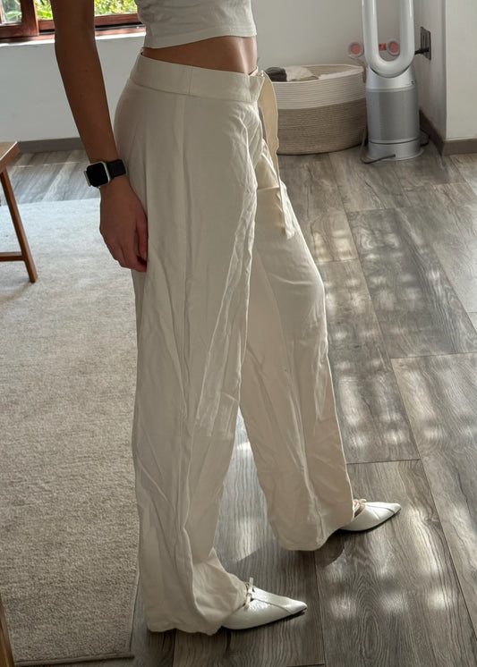 PANTALÓN LIGERO CREMA