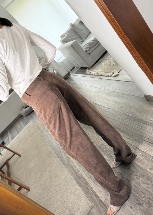 PANTALÓN DE PANA CAFÉ