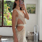 VESTIDO MIDI DE LENTEJUELAS CON CUT OUTS