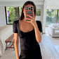 TOP BUSTIER NEGRO