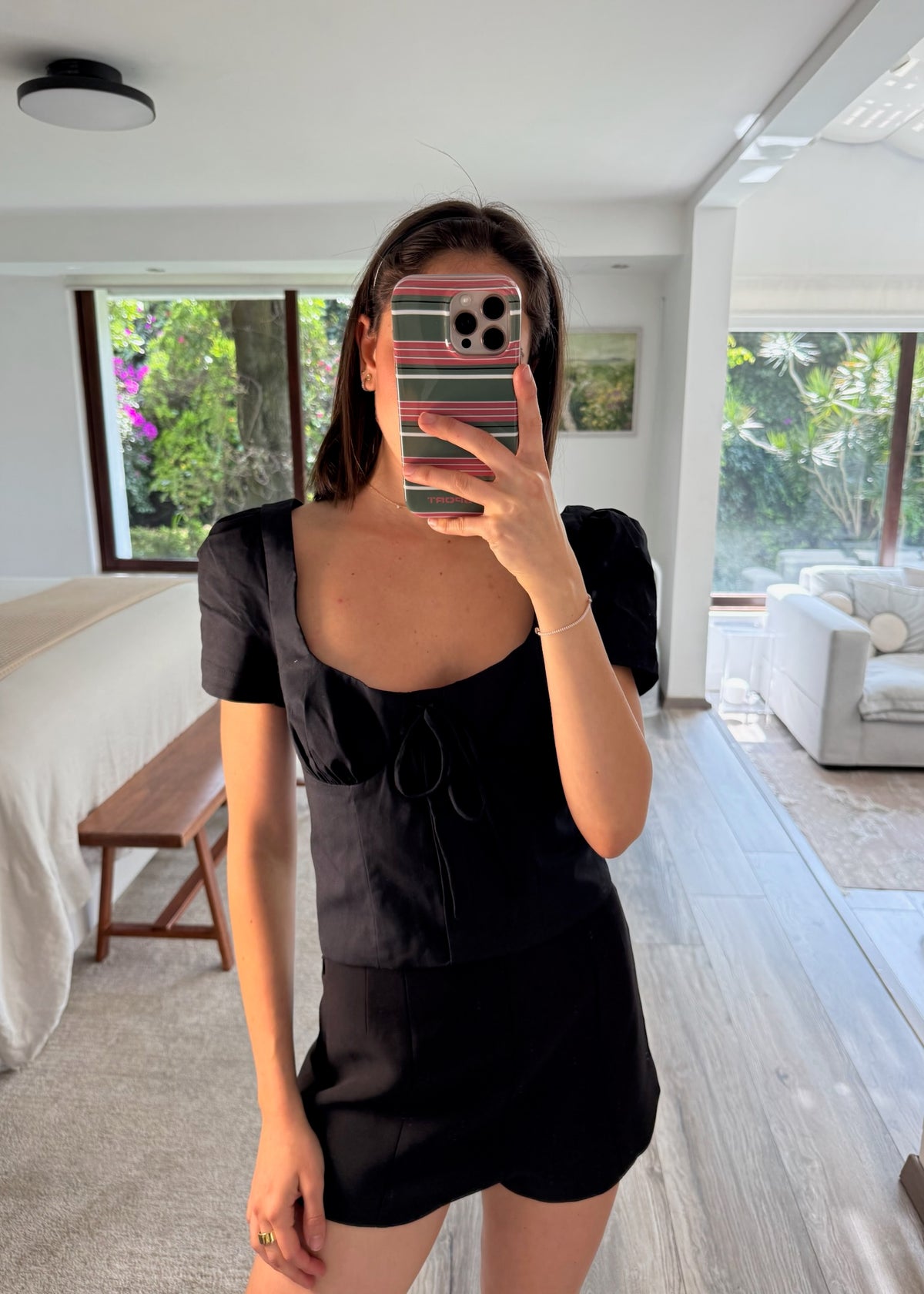 TOP BUSTIER NEGRO