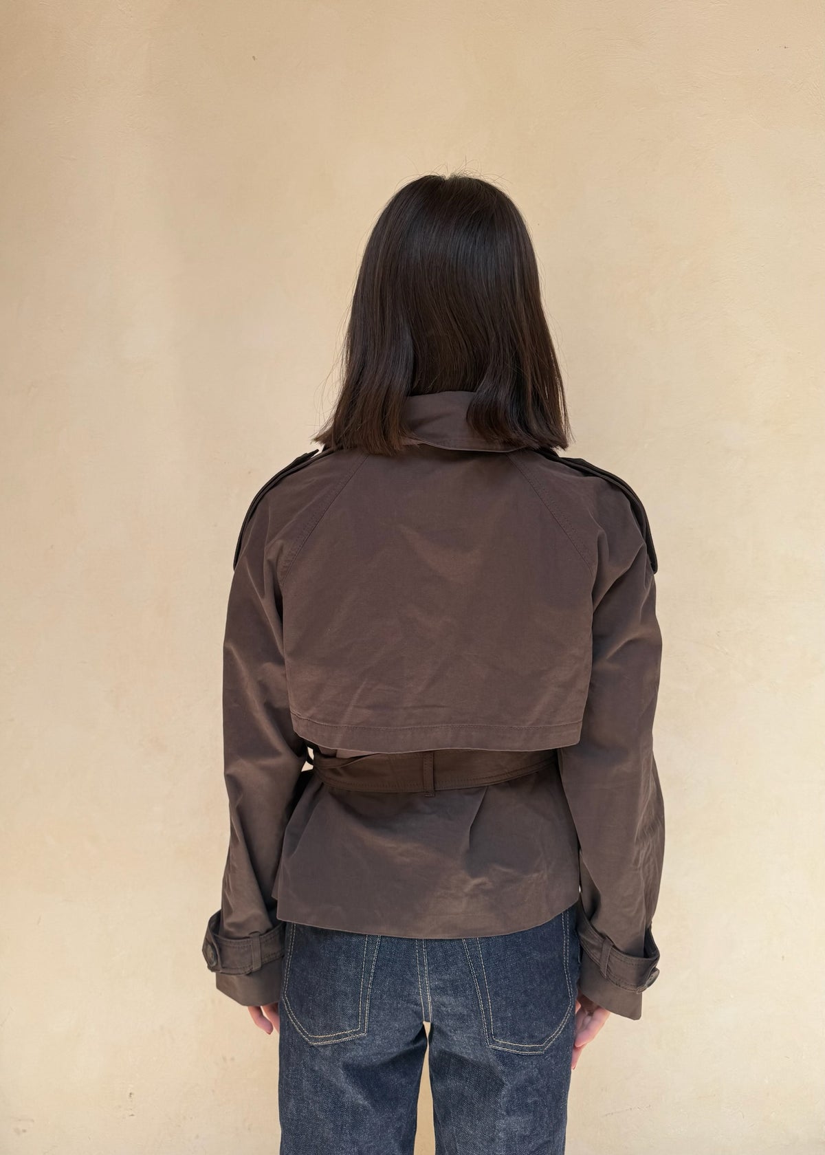 GABARDINA CAFÉ CROPPED