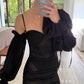 VESTIDO MINI BUSTIER SEE THROUGH