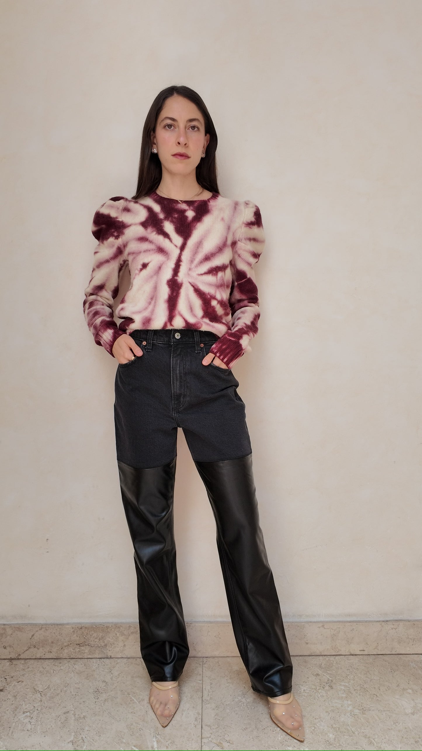 SUÉTER TIE DYE ROSA