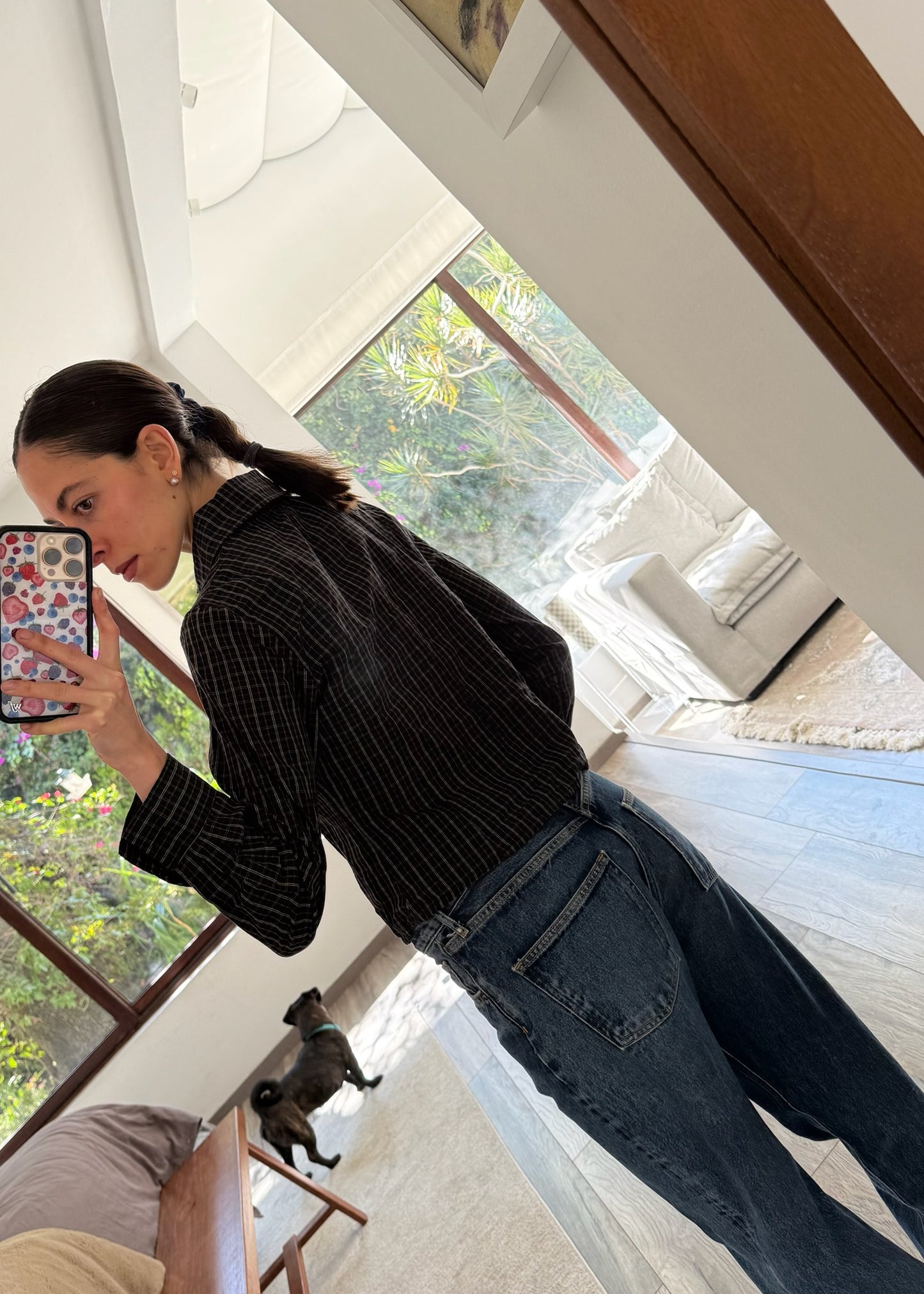 CAMISA ASIMÉTRICA DE CUADROS