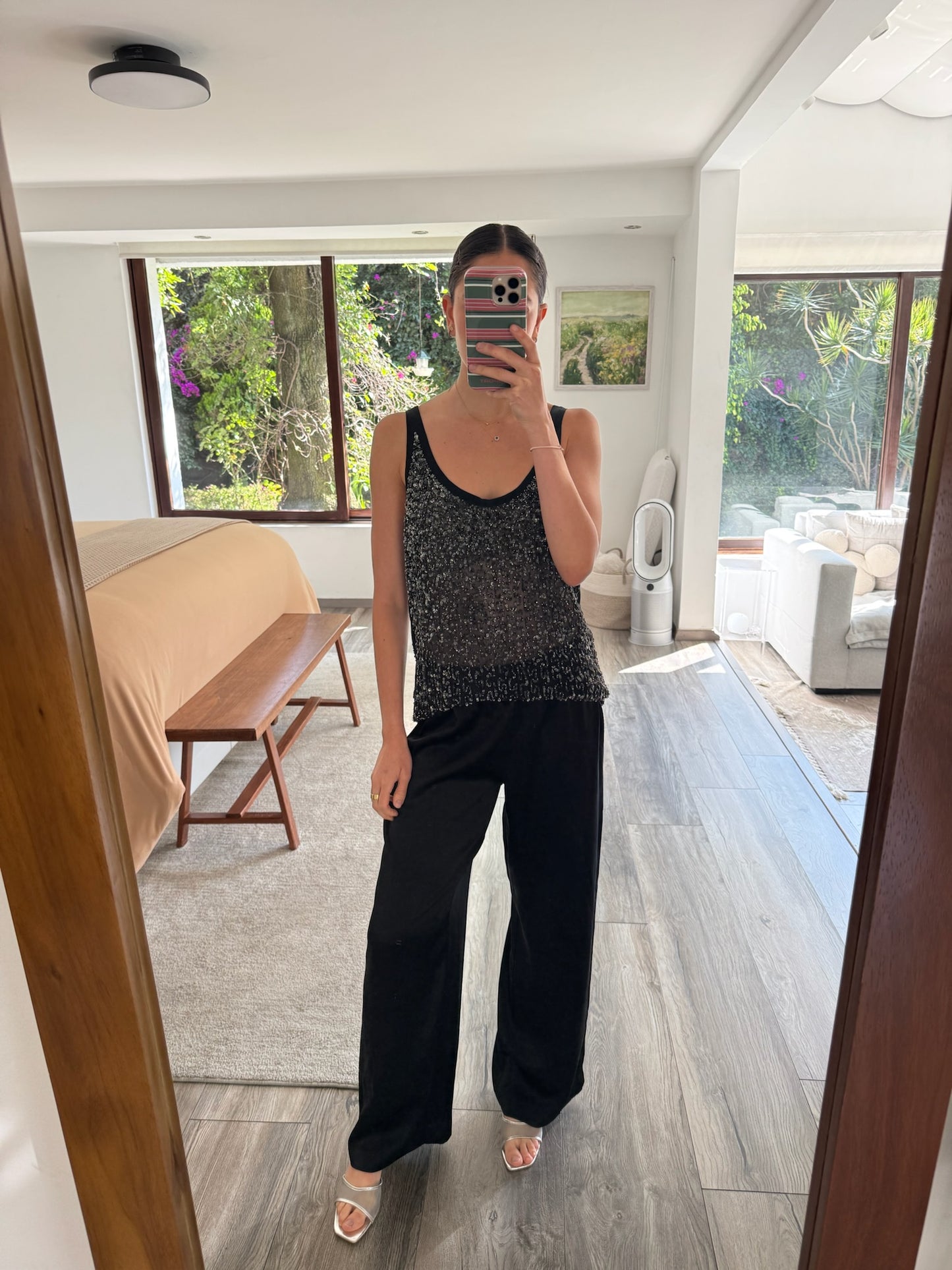 TOP LENTEJUELAS SEE THROUGH