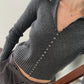 CARDIGAN GRIS