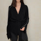 CARDIGAN CRUZADO CON ESTOPEROLES