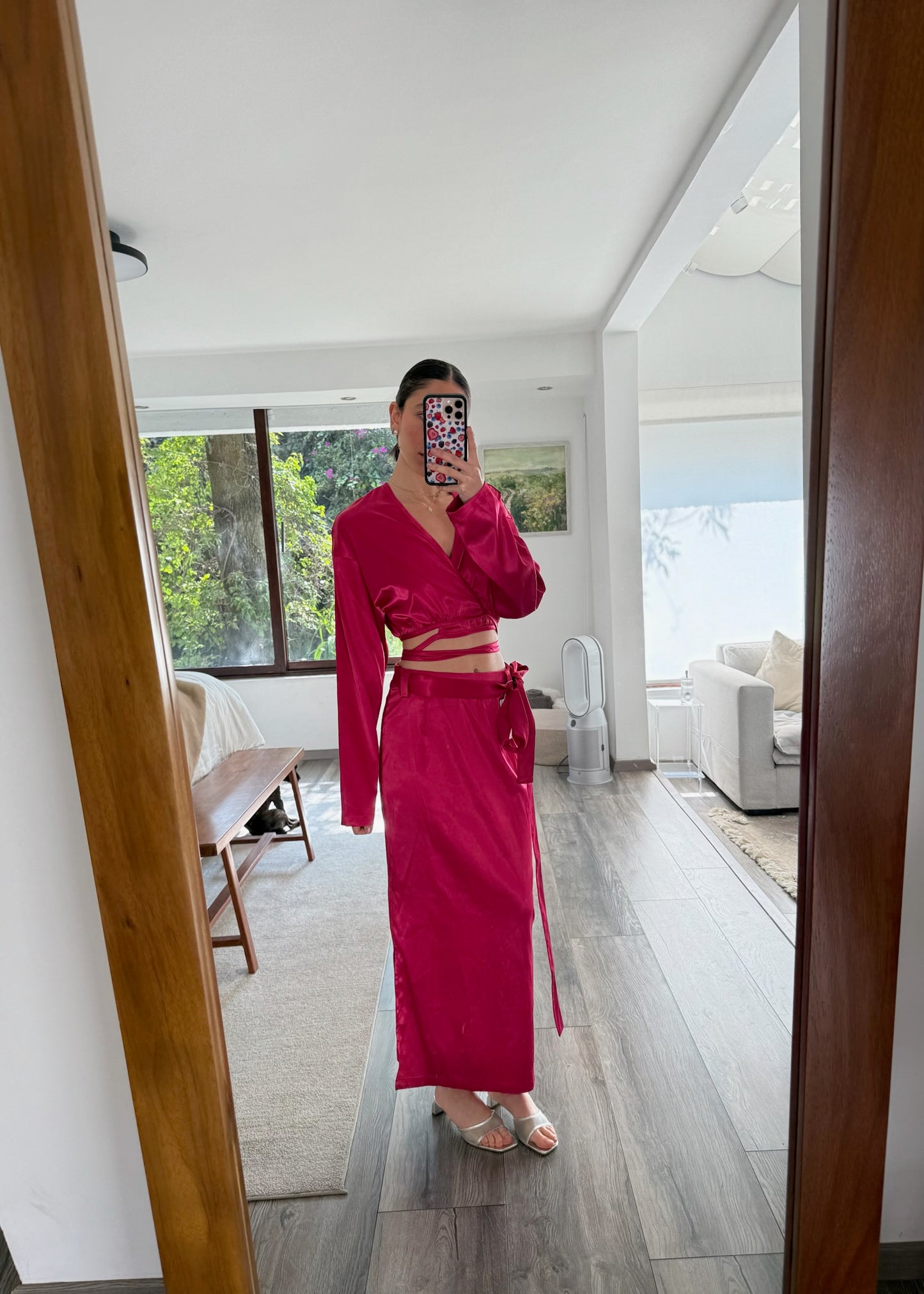 SET SILKY ROSA MEXICANO