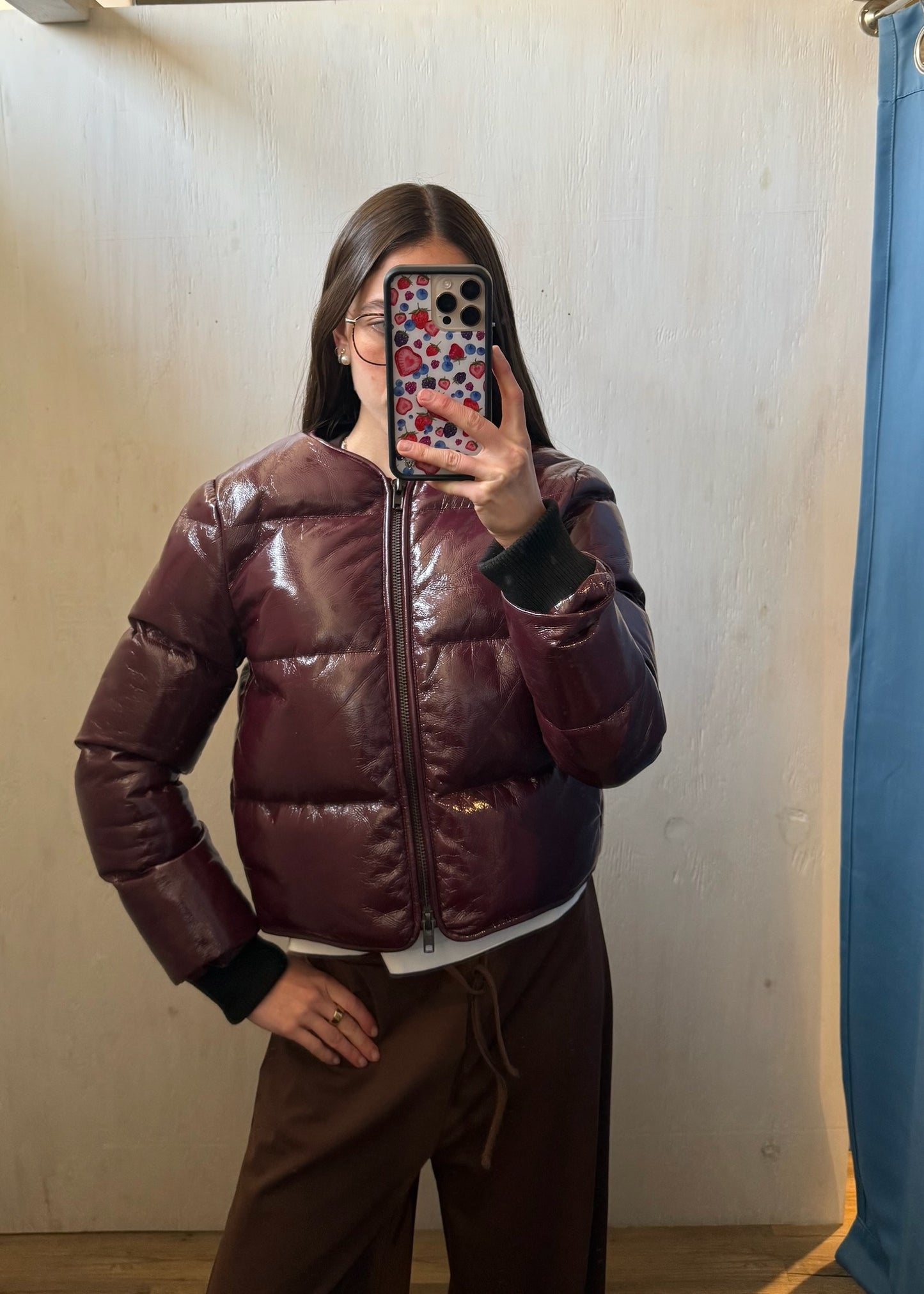 CHAMARRA PUFFER VINO