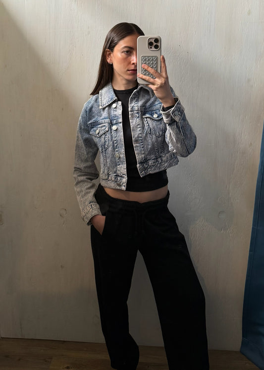 CHAMARRA DENIM CROPPED