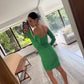 VESTIDO MINI RUCHED OFF THE SHOULDER
