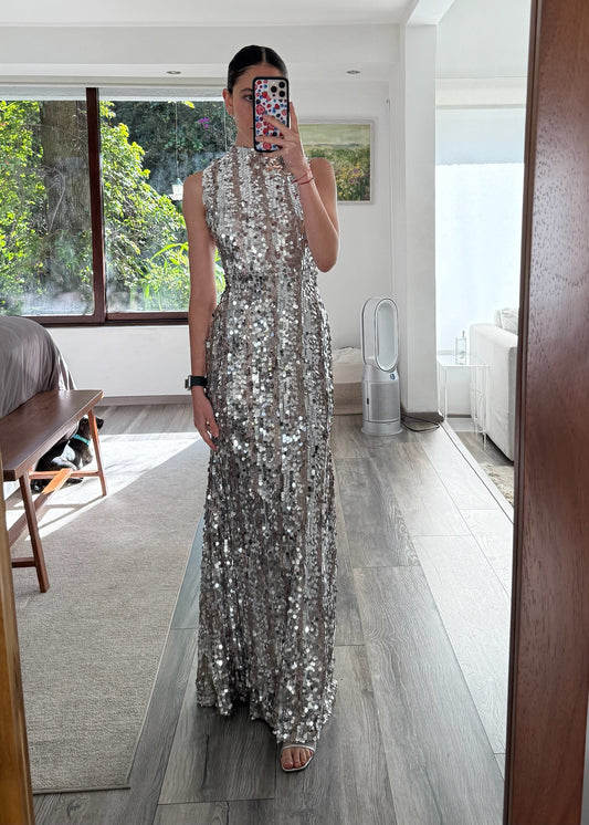 VESTIDO MAXI DISCO BALL