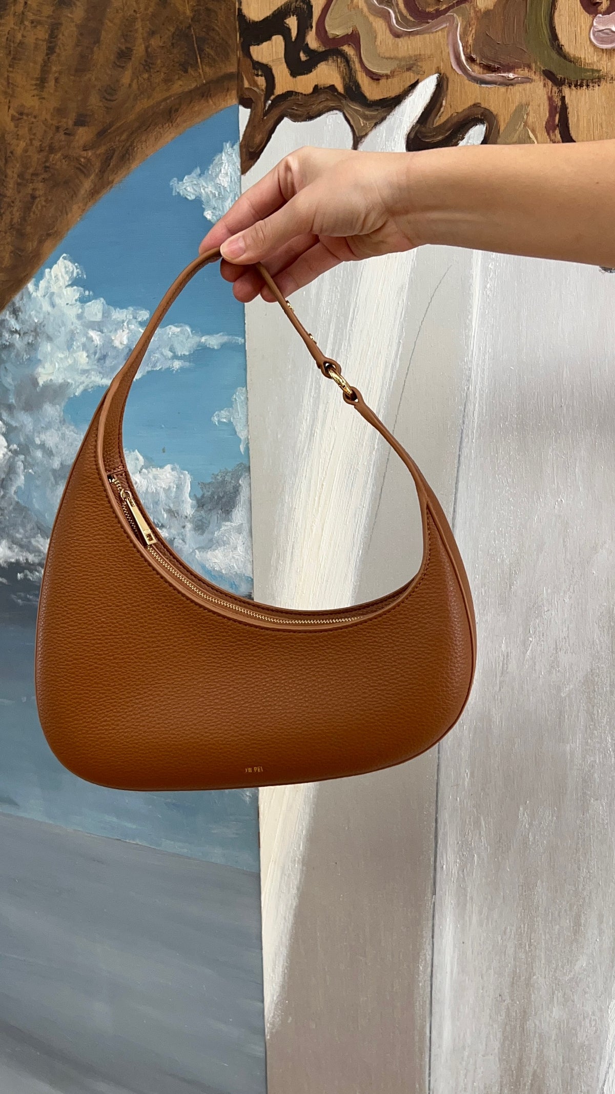 BOLSA CRESCENT DE PIEL
