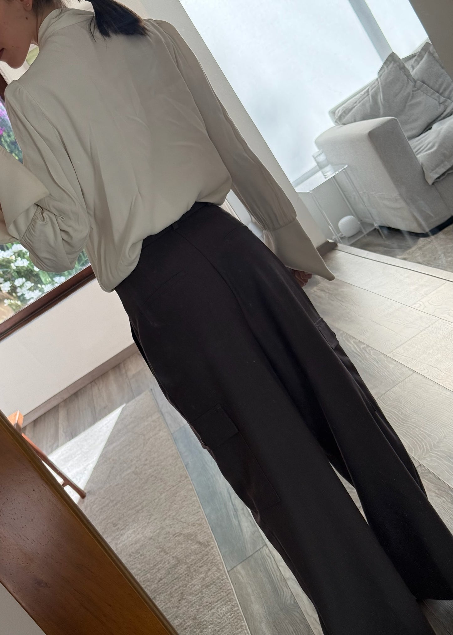 PANTALÓN CARGO GRIS