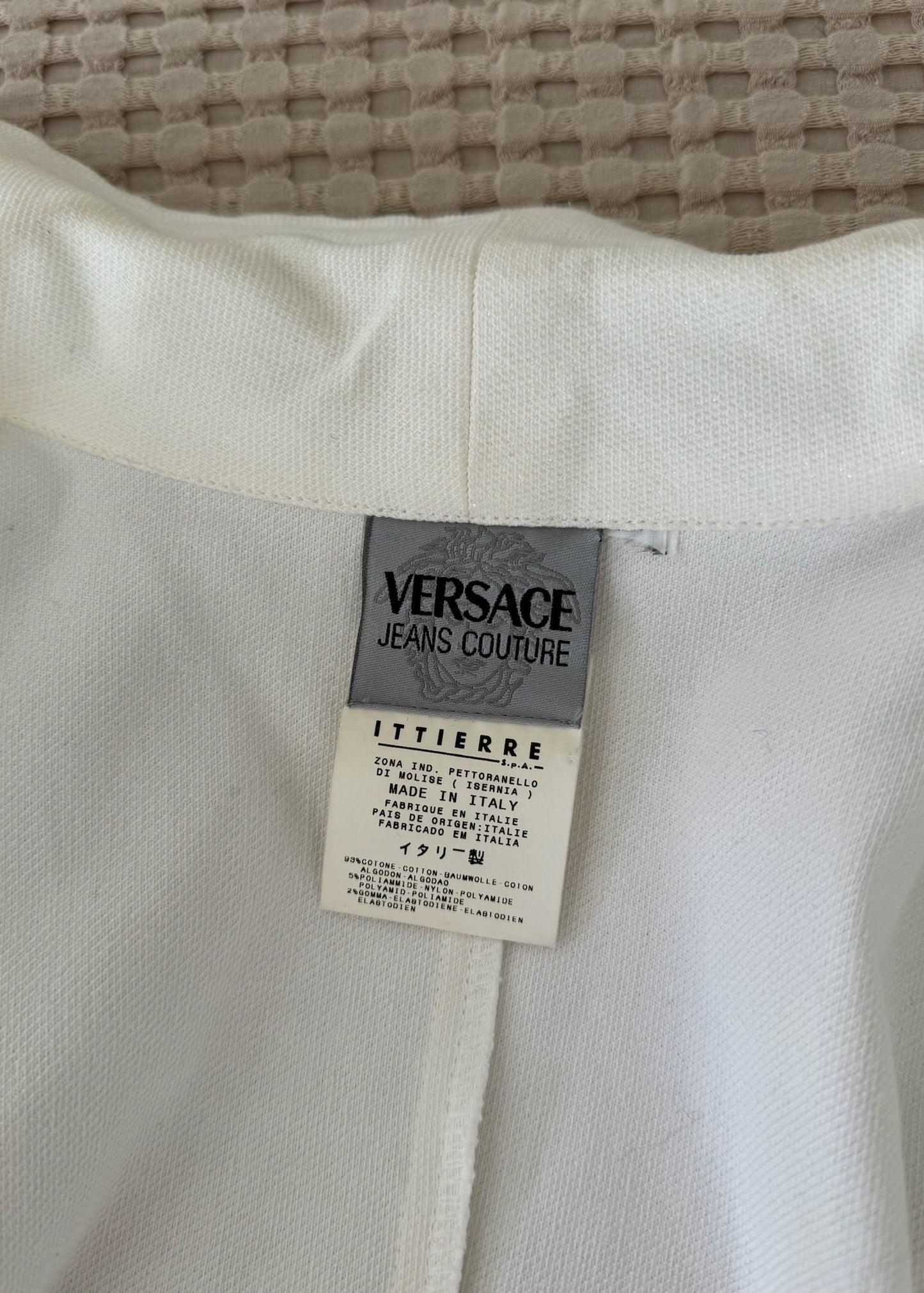 CHAMARRA BLANCA VINTAGE
