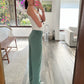 PANTALÓN VERDE FULL LENGTH