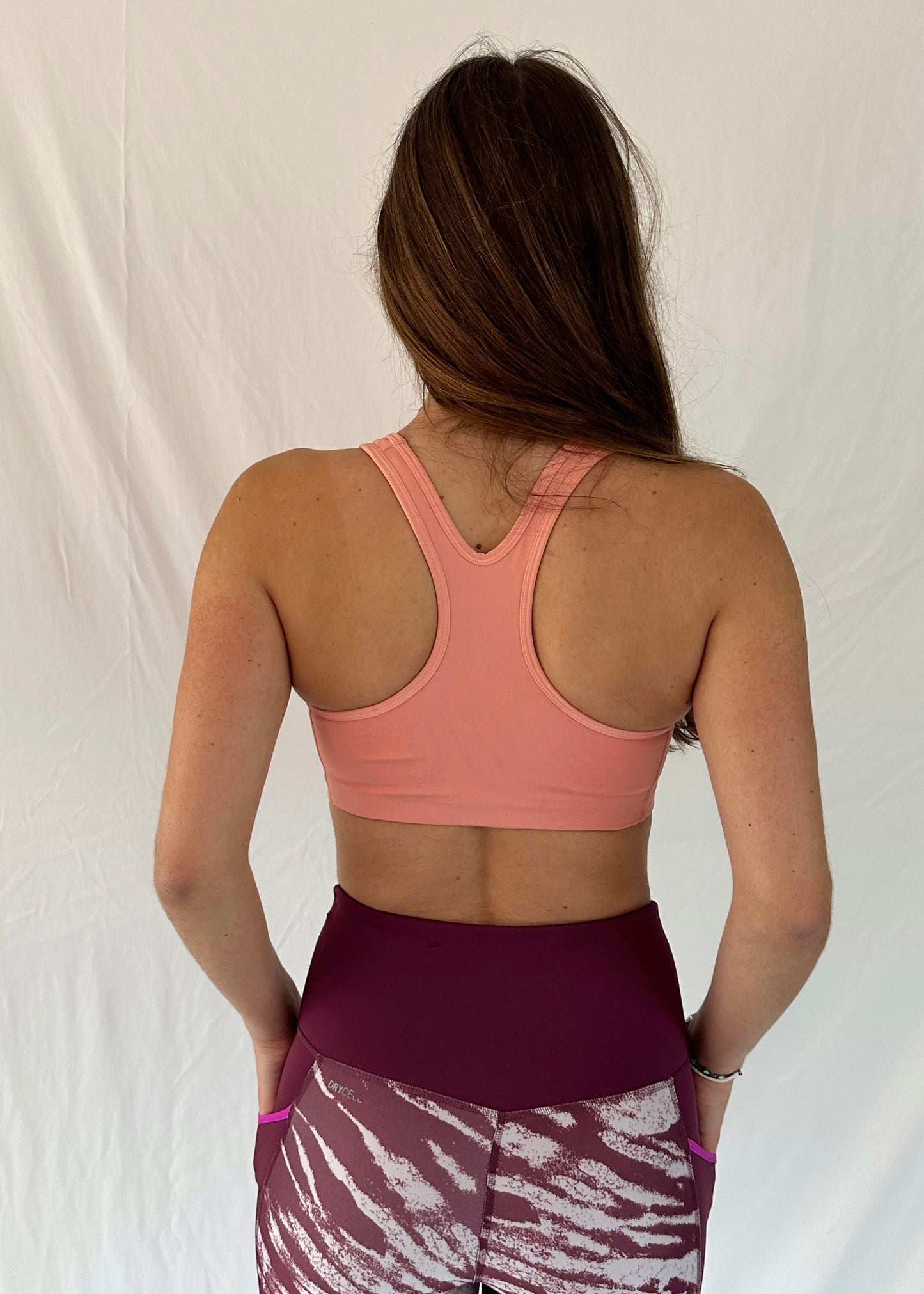 CANTALOUPE ORANGE SPORTS BRA