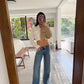 CAMISA CROPPED BICOLOR