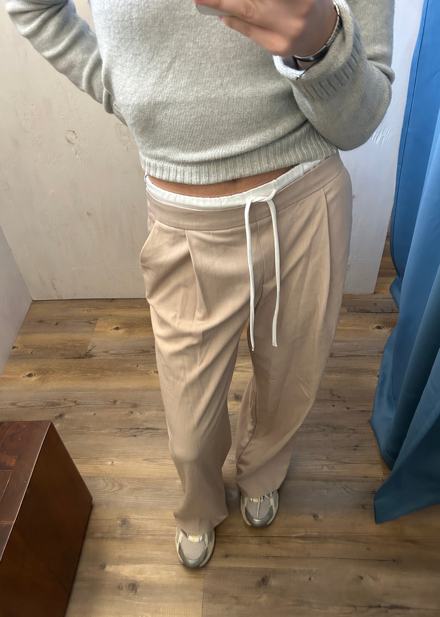 BOXER PANTS BEIGE