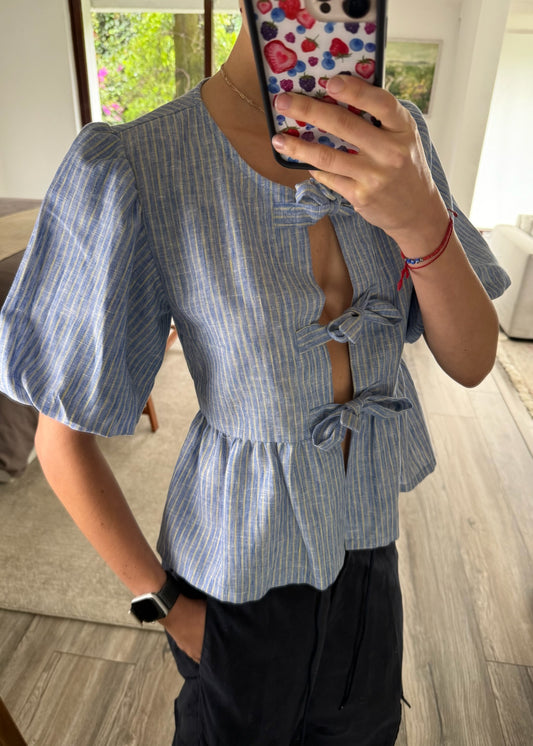 TOP GIRLY STRIPED