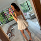 VESTIDO BOMBÓN MINI BLANCO