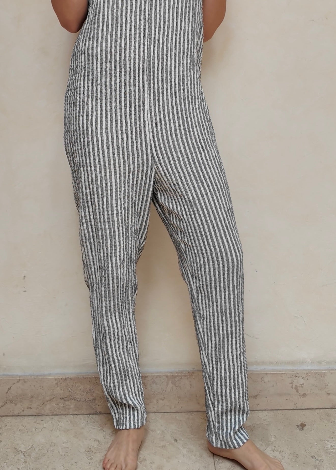 JUMPSUIT B&W CASUAL