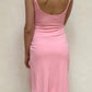 VESTIDO BABY PINK MIDI