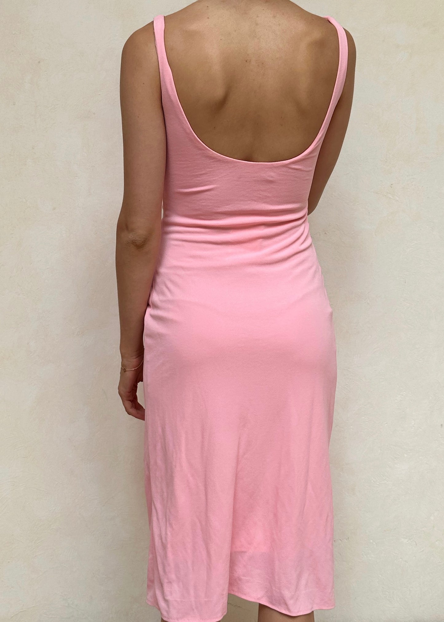 VESTIDO BABY PINK MIDI