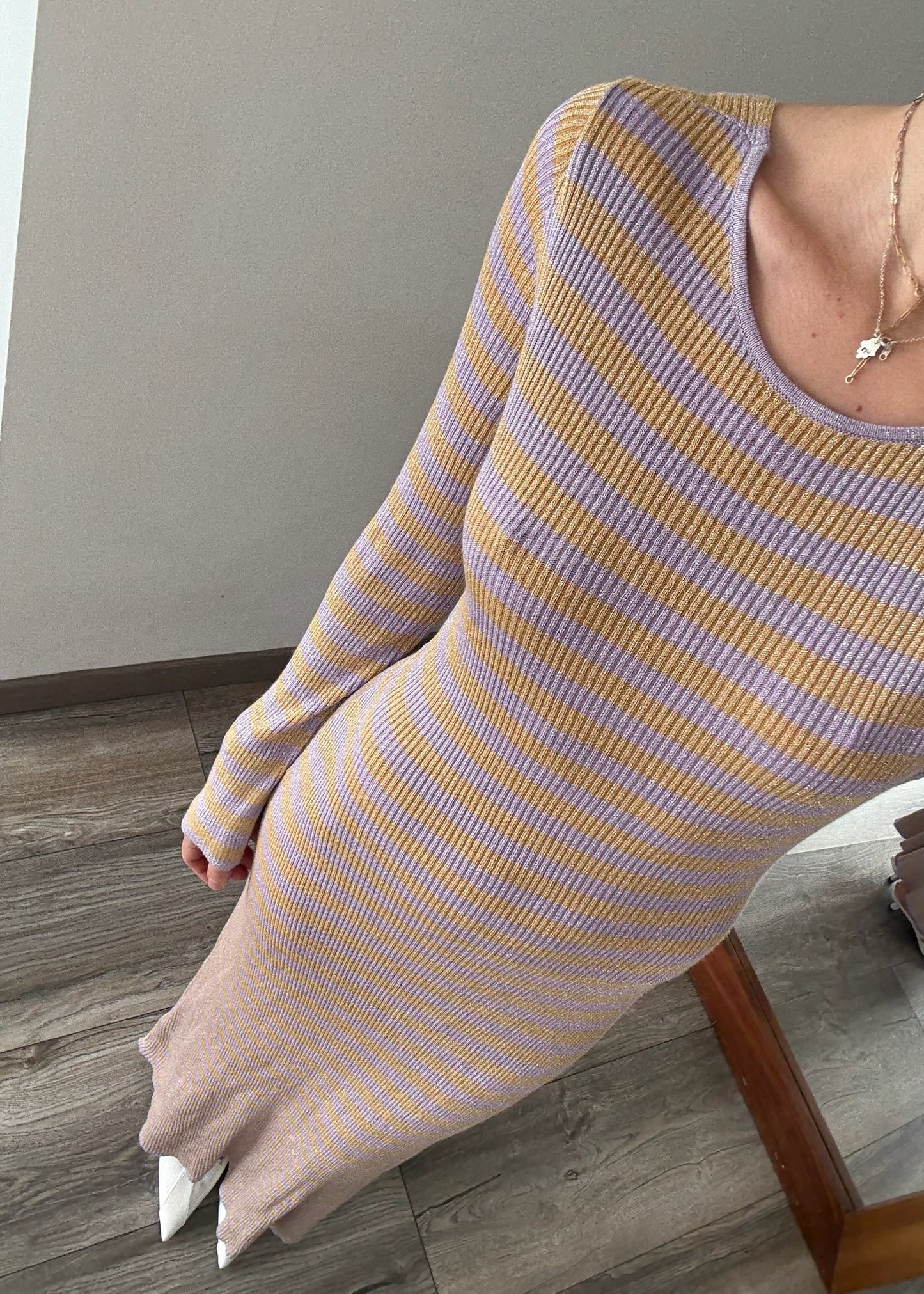 VESTIDO DE KNIT SPARKLY