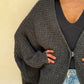 CARDIGAN CHUNKY GRIS OBSCURO