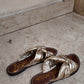 SANDALIAS DORADAS