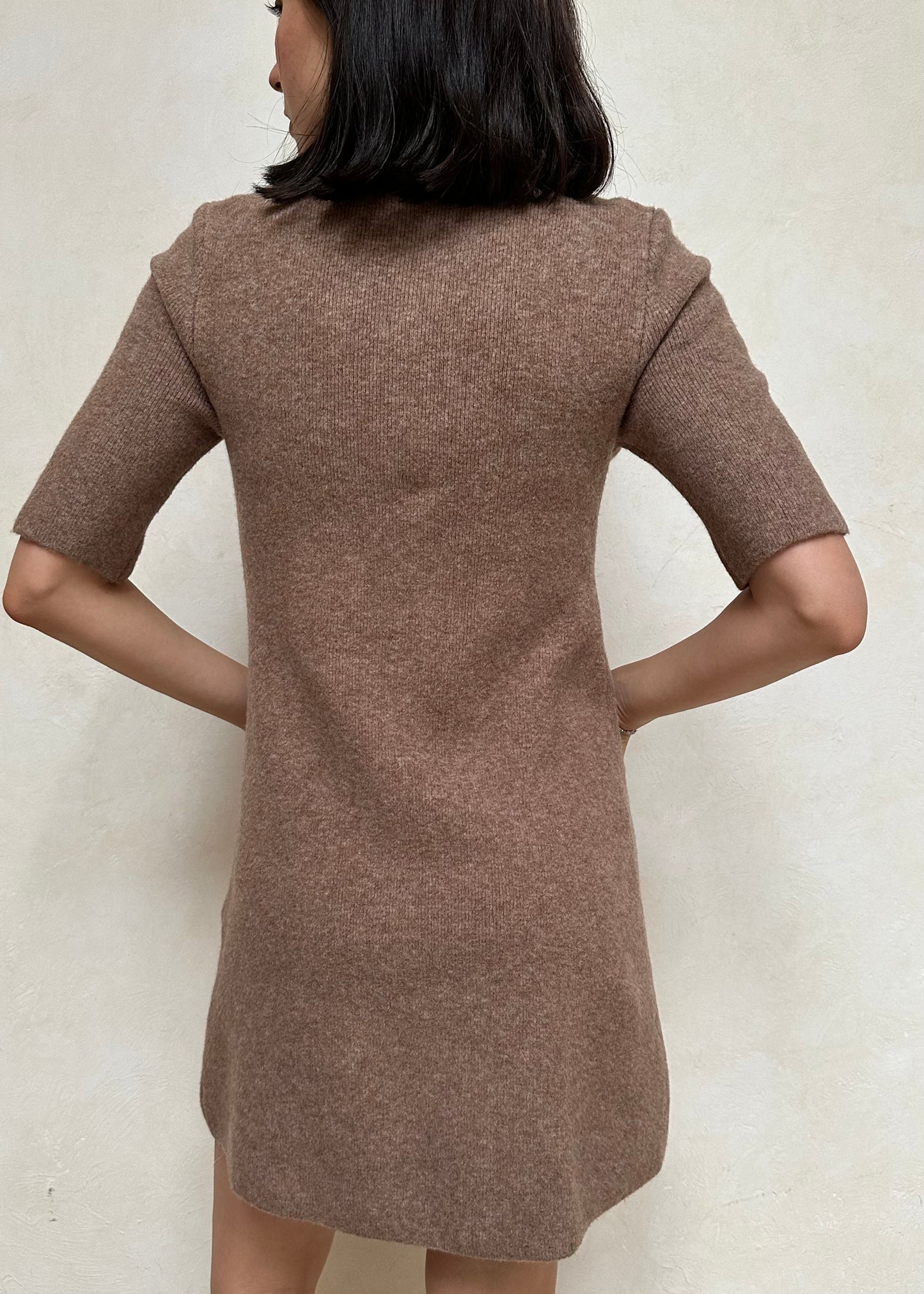 VESTIDO TURTLENECK DE TIPO SUETER