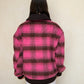 CHAMARRA CHECKERED ROSA