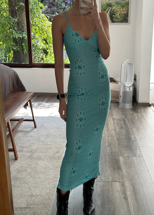 VESTIDO MIDI ESTAMPADO