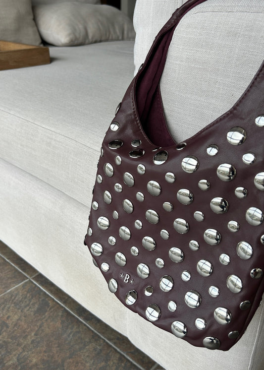 BOLSO HOBO STUDDED