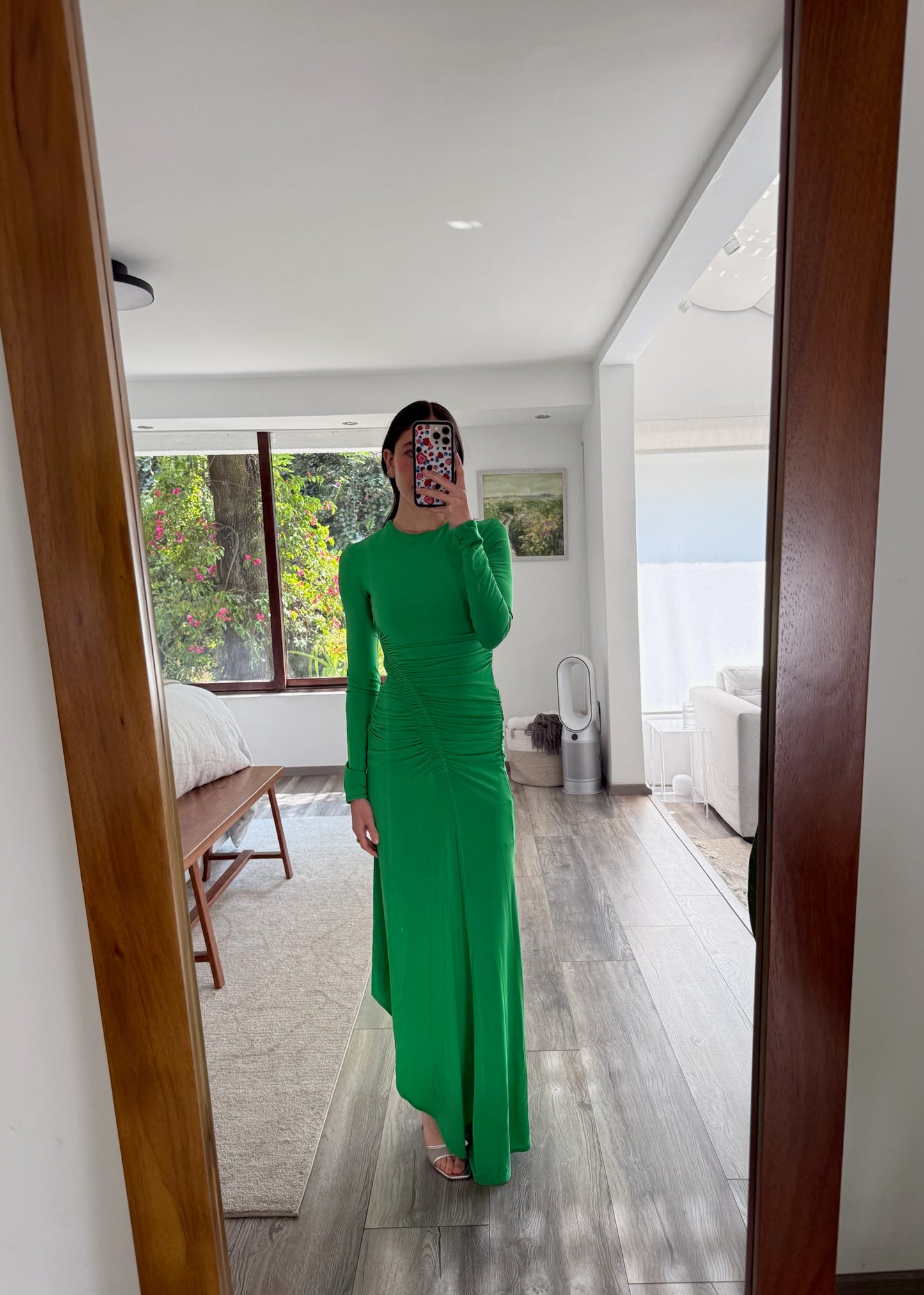 VESTIDO MAXI RUCHED