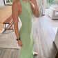 VESTIDO MINT GREEN DE KNIT
