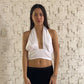 MINI TOP BLANCO ESCOTADO