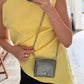 CARTERA CON CORREA GRIS