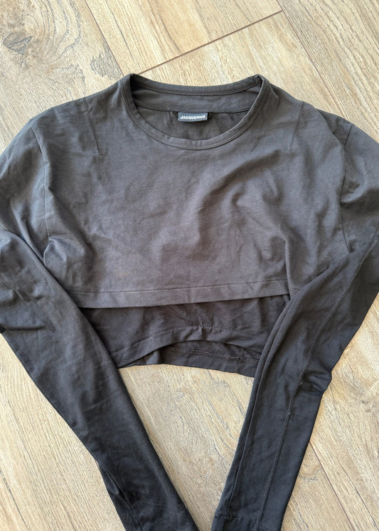 CROP TOP DE MANGA LARGA